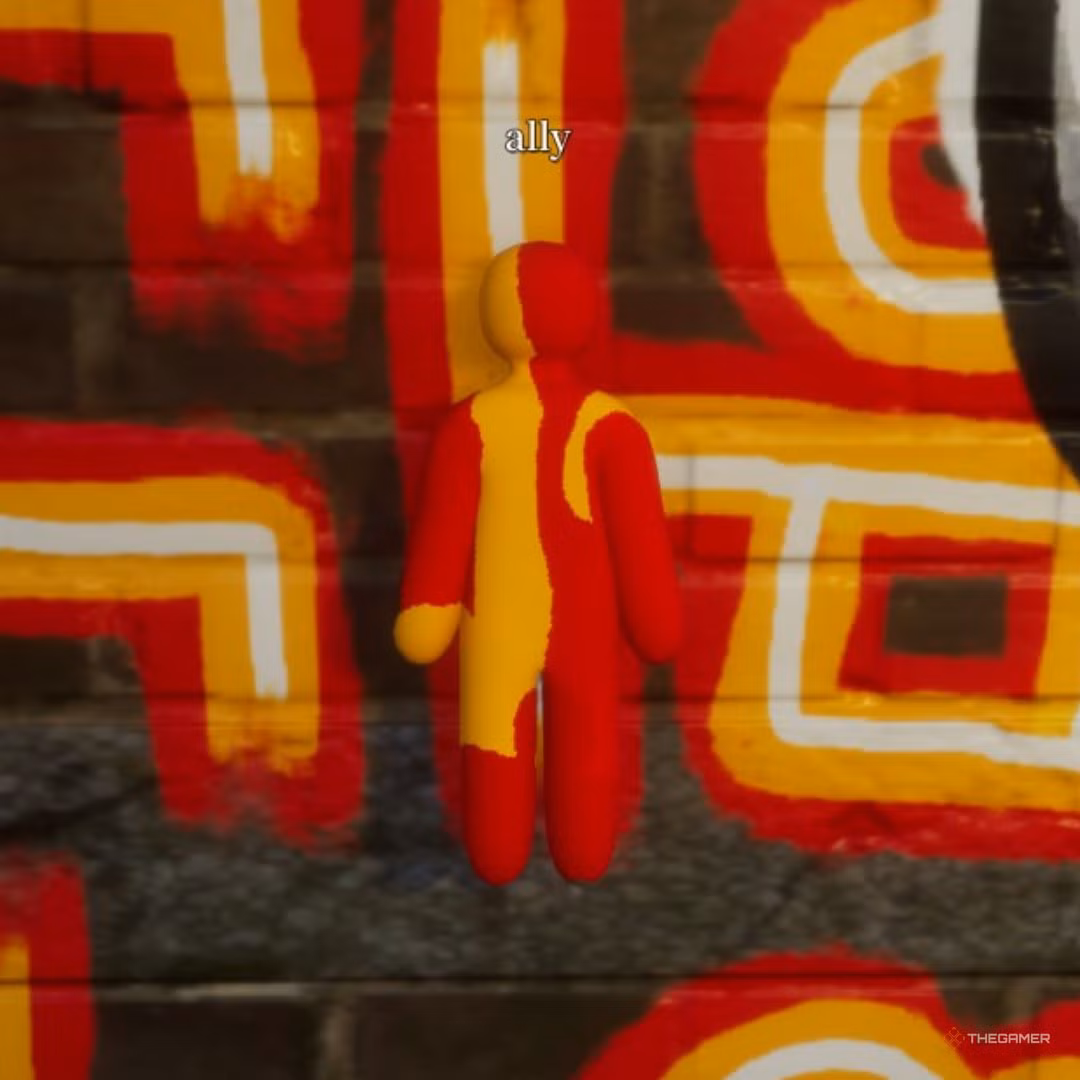 Nascondersi dietro secondi graffiti nella fogna