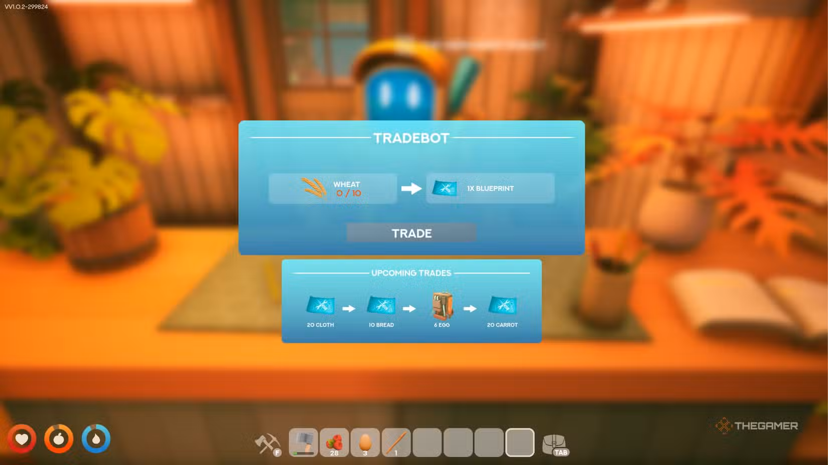 Requisiti di scambio con il Tradebot in Solarpunk