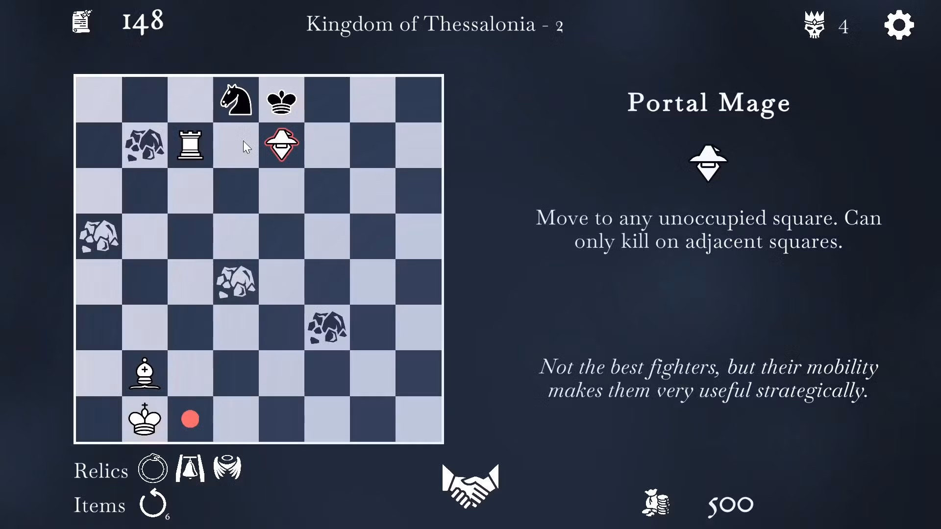 Scacchi roguelite in The Ouroboros King