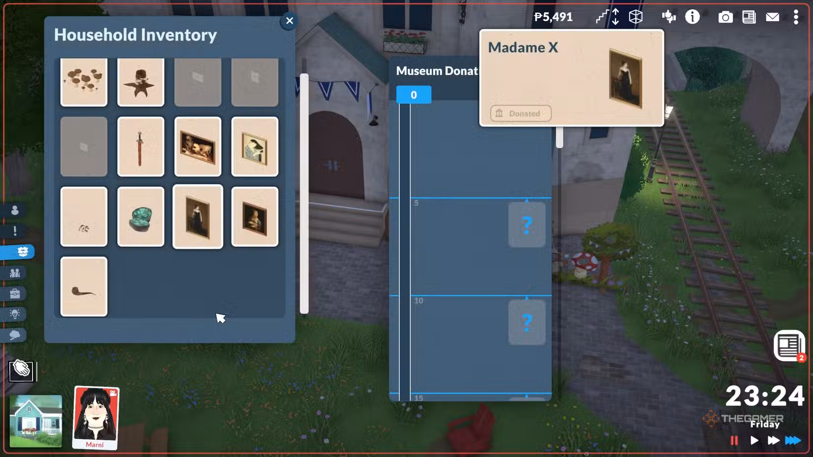 Donazione di un artefatto al museo di Paralives