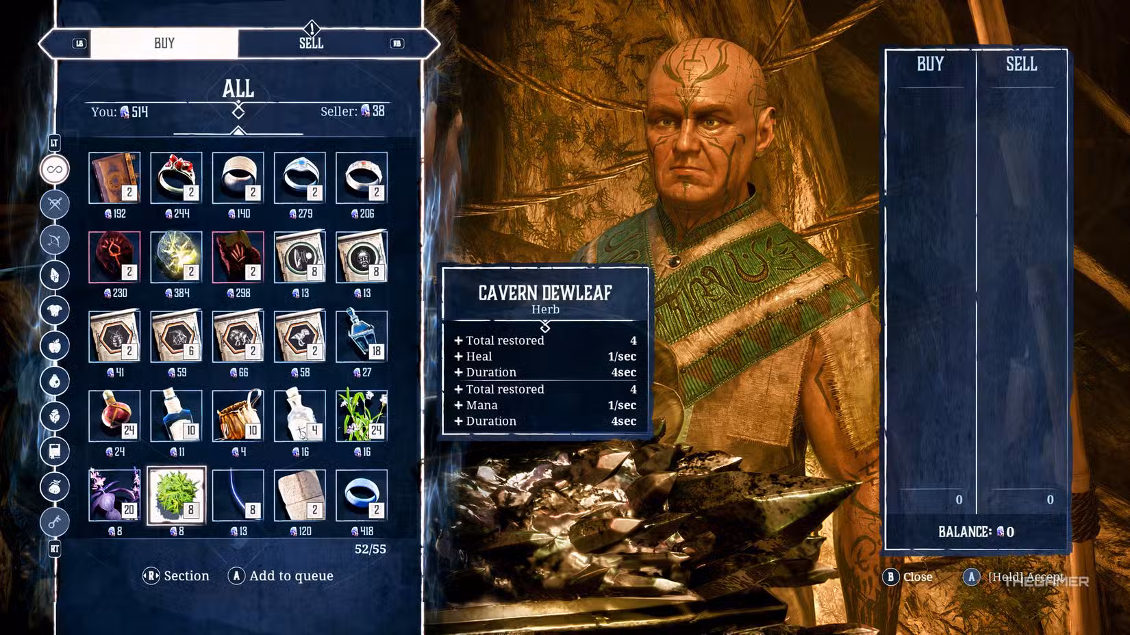 Venditore al Campamento Palude in Gothic 1 Remake