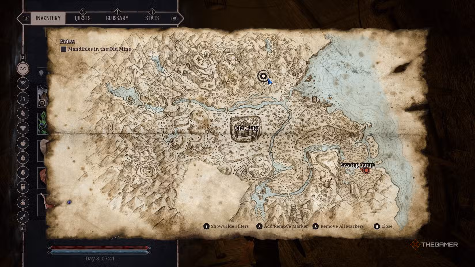 Mappa della Abandoned Mine in Gothic 1 Remake