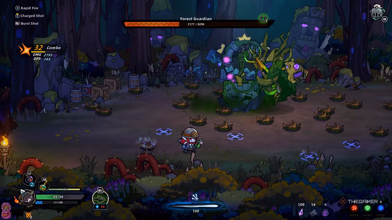 Il Forest Guardian in forma mobile nella terza fase