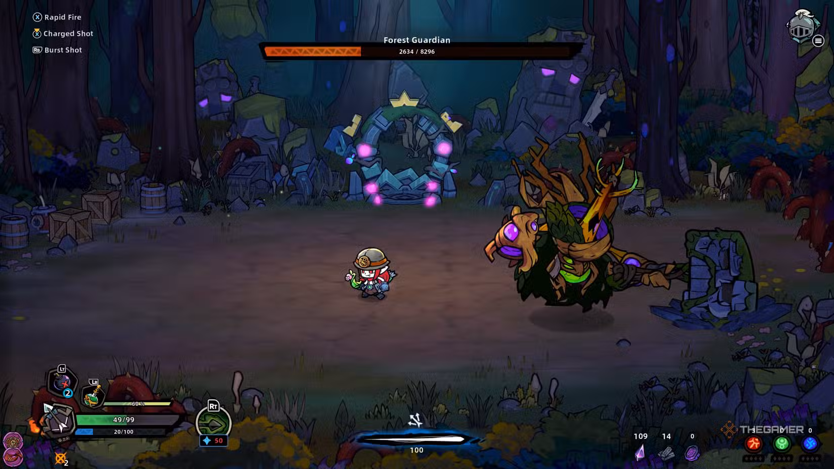 Ricompense ottenute dal Forest Guardian in Lost Castle 2