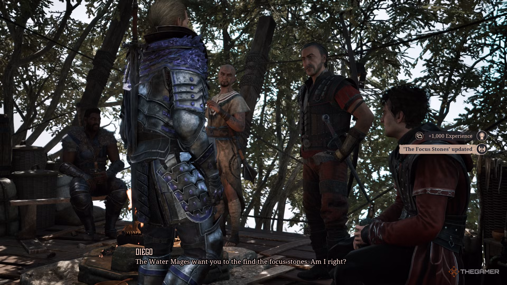 Incontro con la banda all'inizio della missione in Gothic 1 Remake