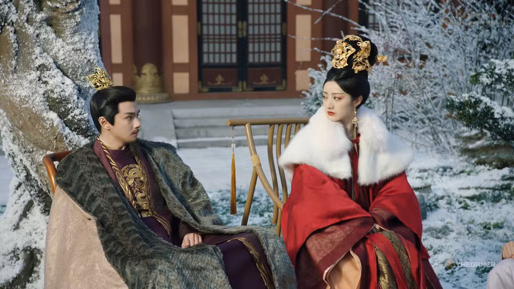 Li Zhi e Wu nella bufata di neve, sezione Between Emperor and Empress