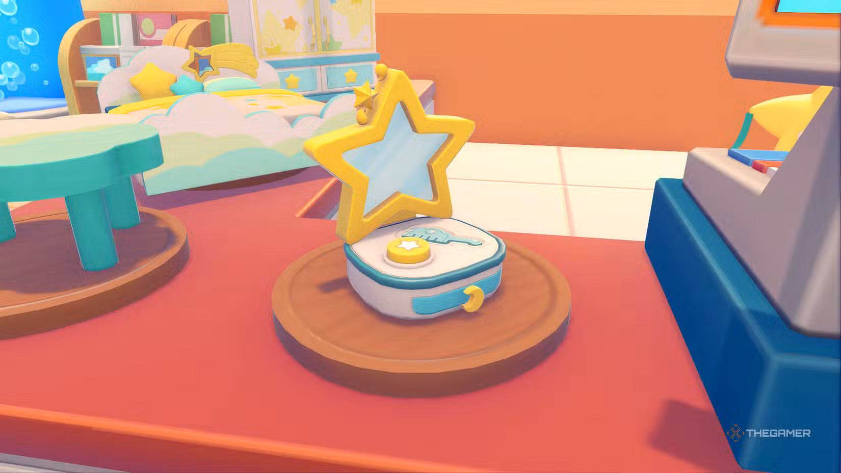 Comò a forma di stella incluso nella collezione di Jirachi