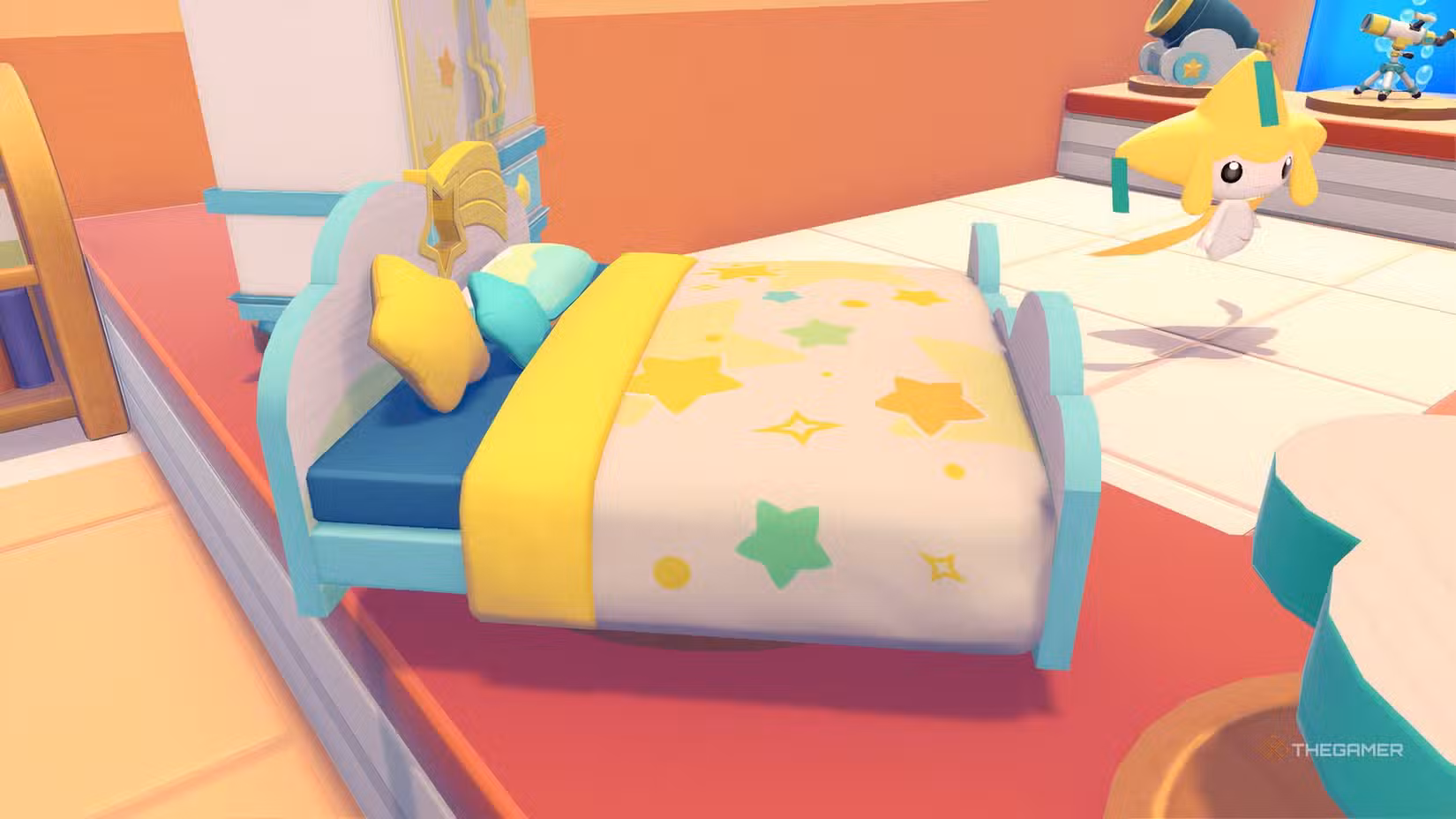 Letto 'Cielo stellato' per l'habitat di Jirachi