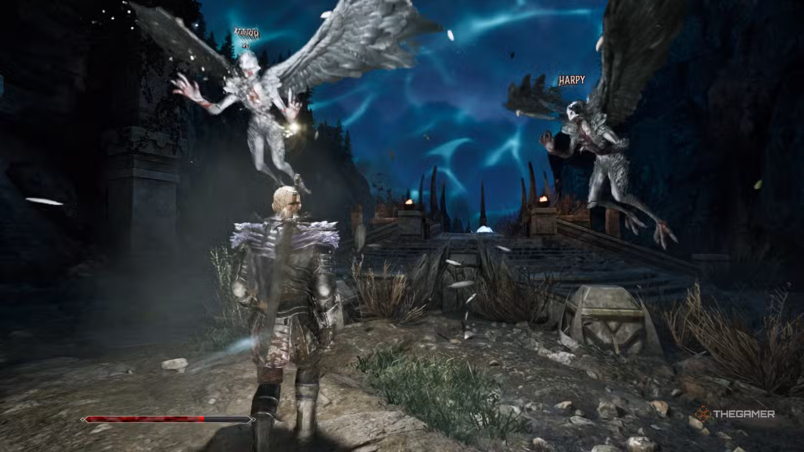 Combattimento contro le Harpie per raggiungere la Focus Stone