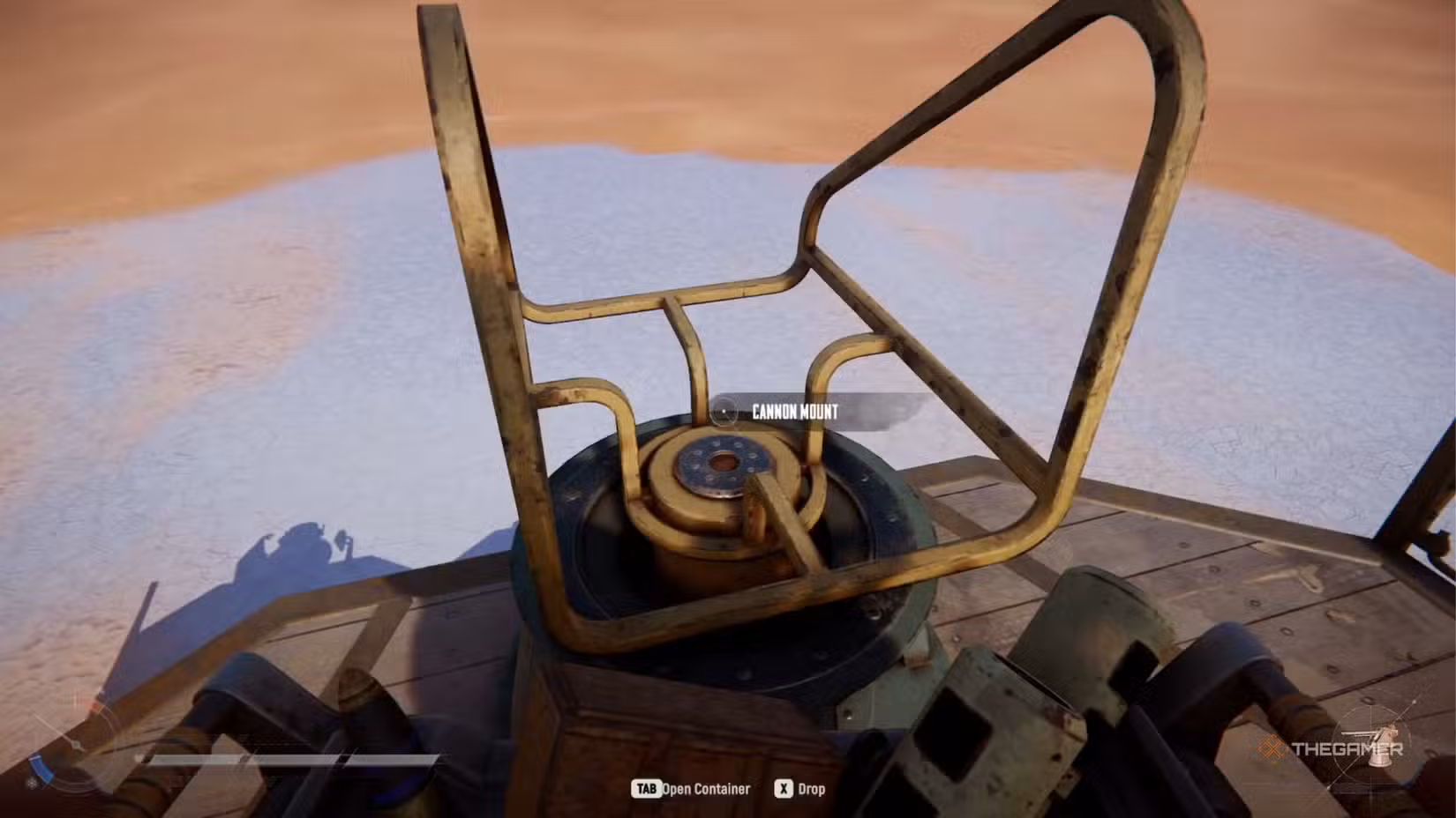 Posizionare il cannone sul Trampler