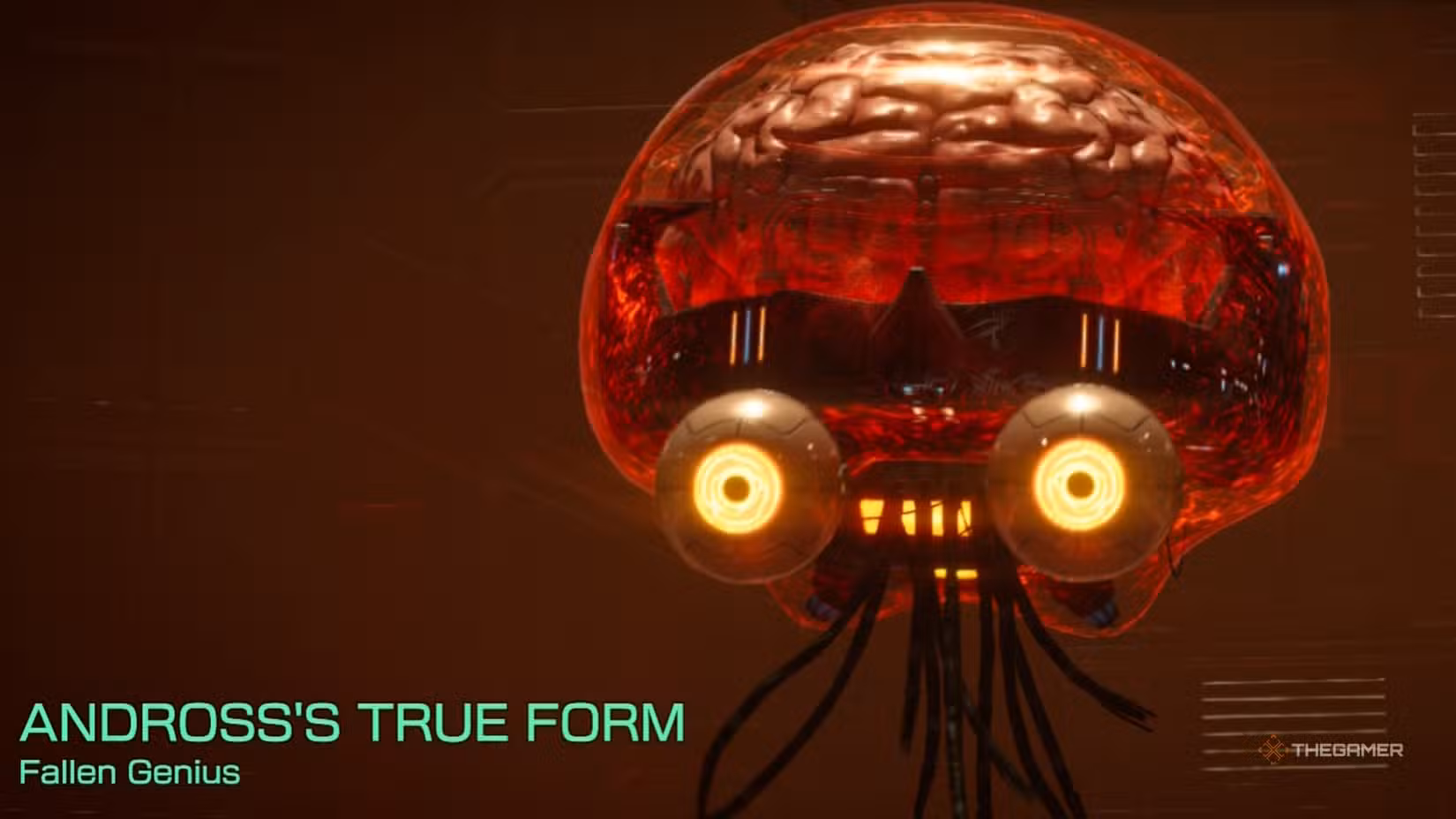 forma vera di Andross nel finale di Venom 2 in Star Fox