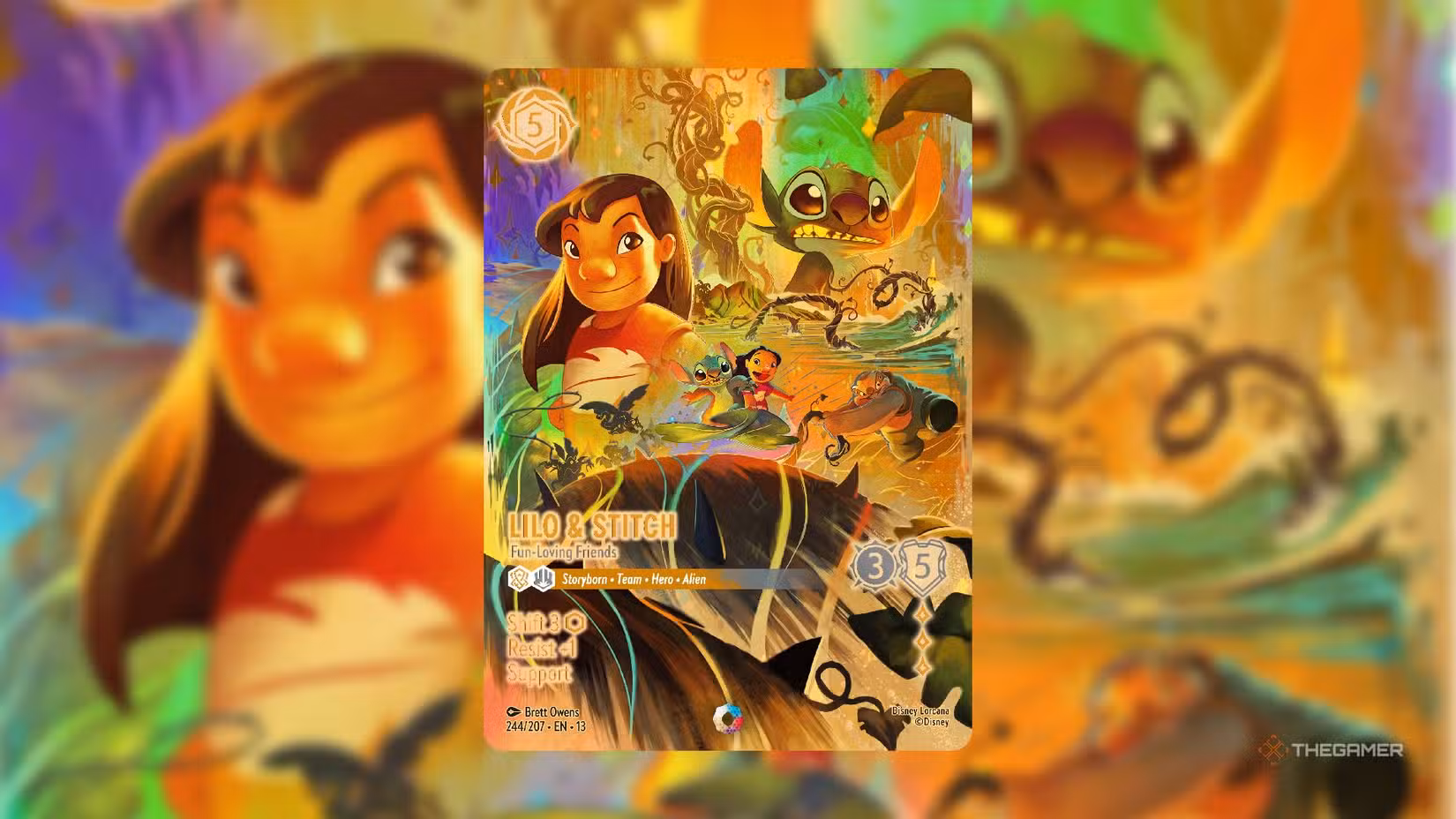 Lilo & Stitch Fun-Loving Friends carta incantata Disney Lorcana