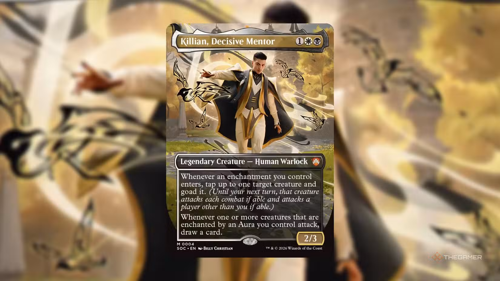 Killian, Decisive Mentor carta MTG