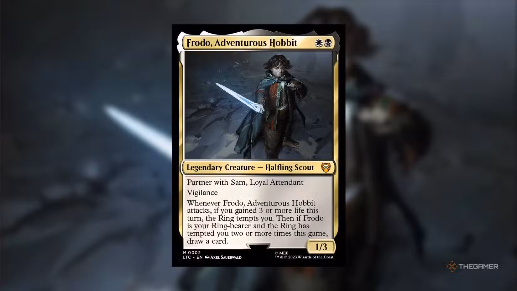 Frodo, Adventurous Hobbit carta MTG