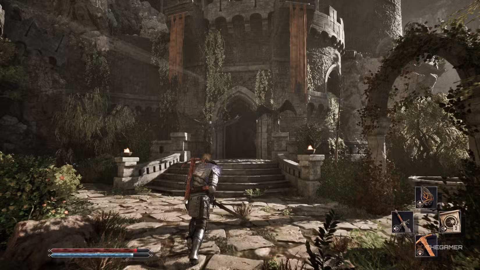 Harpy nella fortezza di montagna in Gothic 1 Remake