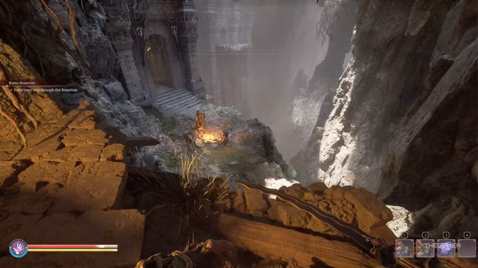 Inizio della zona Forgotten Halls in Fatekeeper