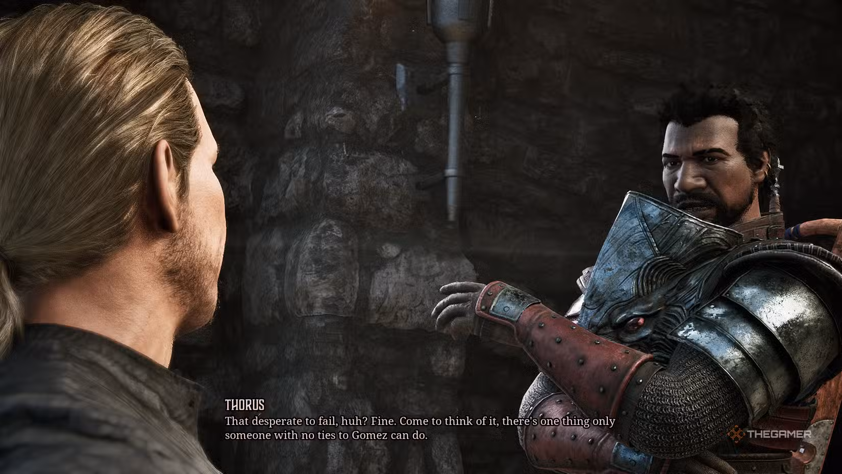 Dialogo con Thorus in Gothic 1 Remake