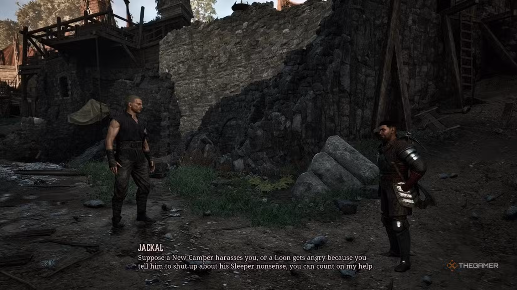 Discussione sulla richiesta di denaro per protezione in Gothic 1 Remake