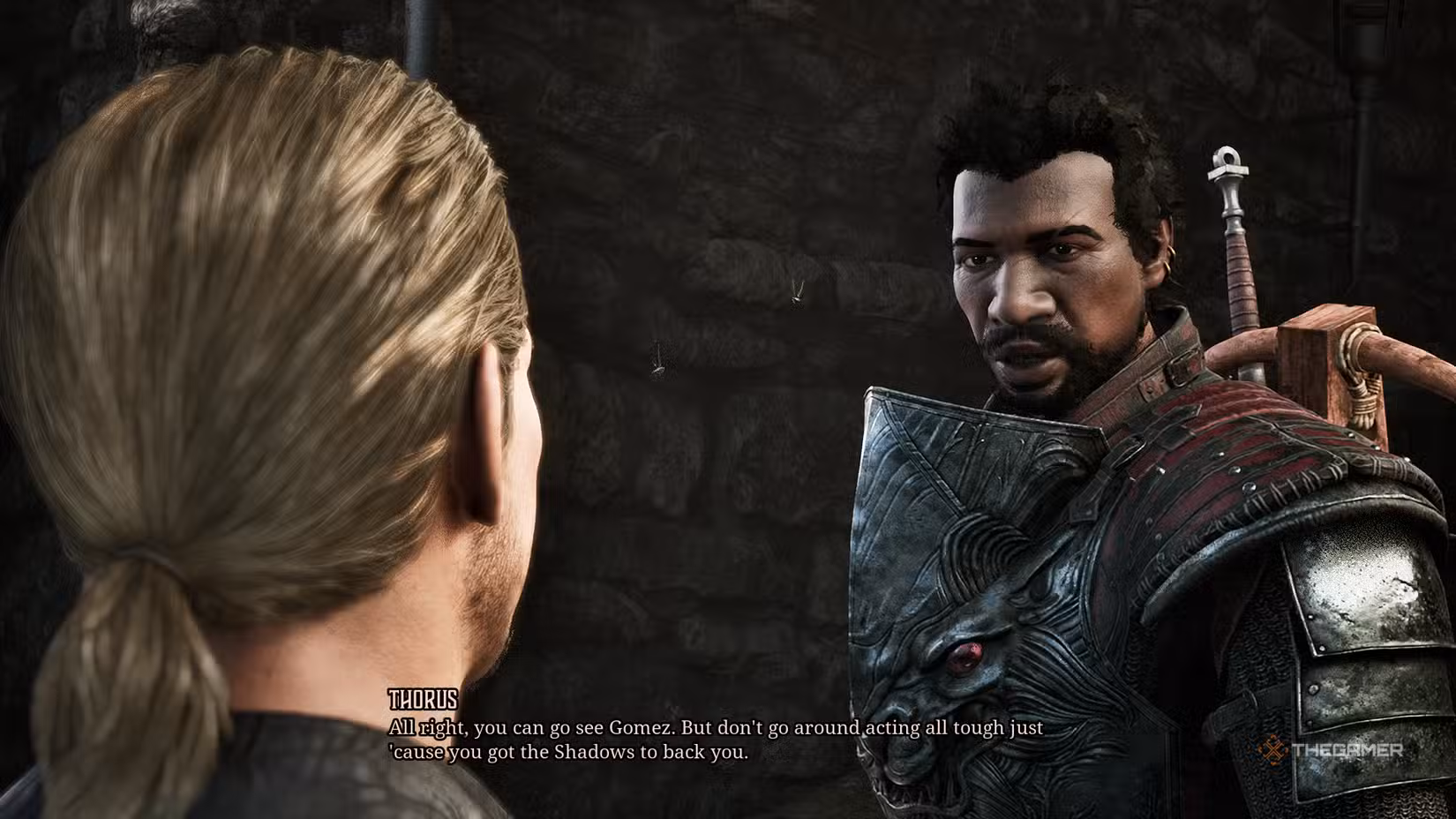 Thorus davanti al cancello di Gothic 1 Remake
