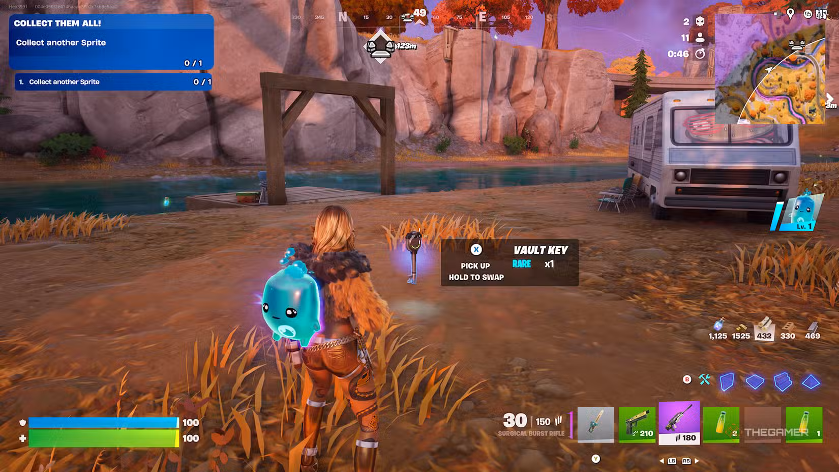 Chiave di Fortnite necessaria per aprire i piccoli vault.