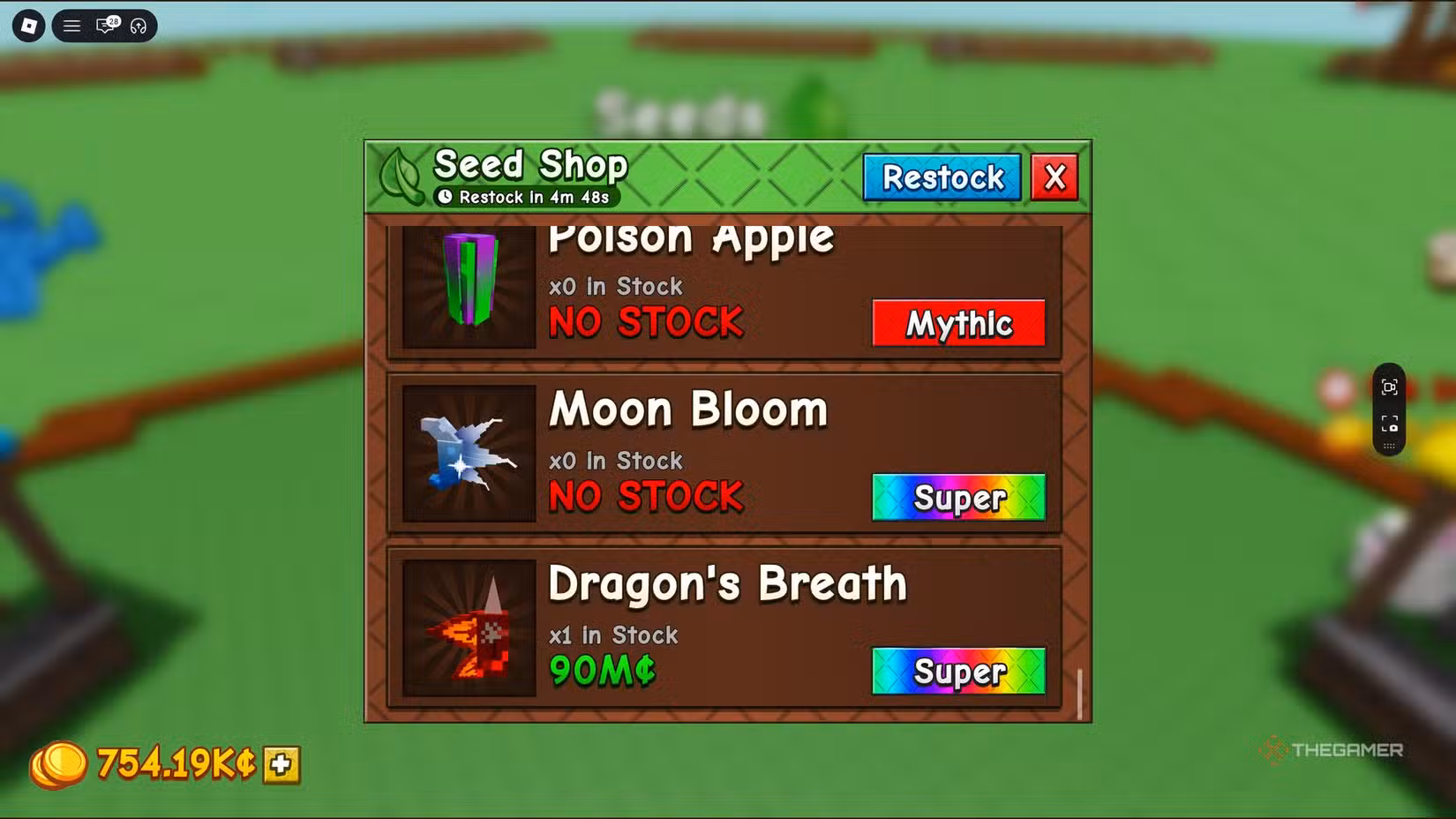 Dragon's Breath, coltura ad alto ROI in Grow a Garden 2 Roblox.