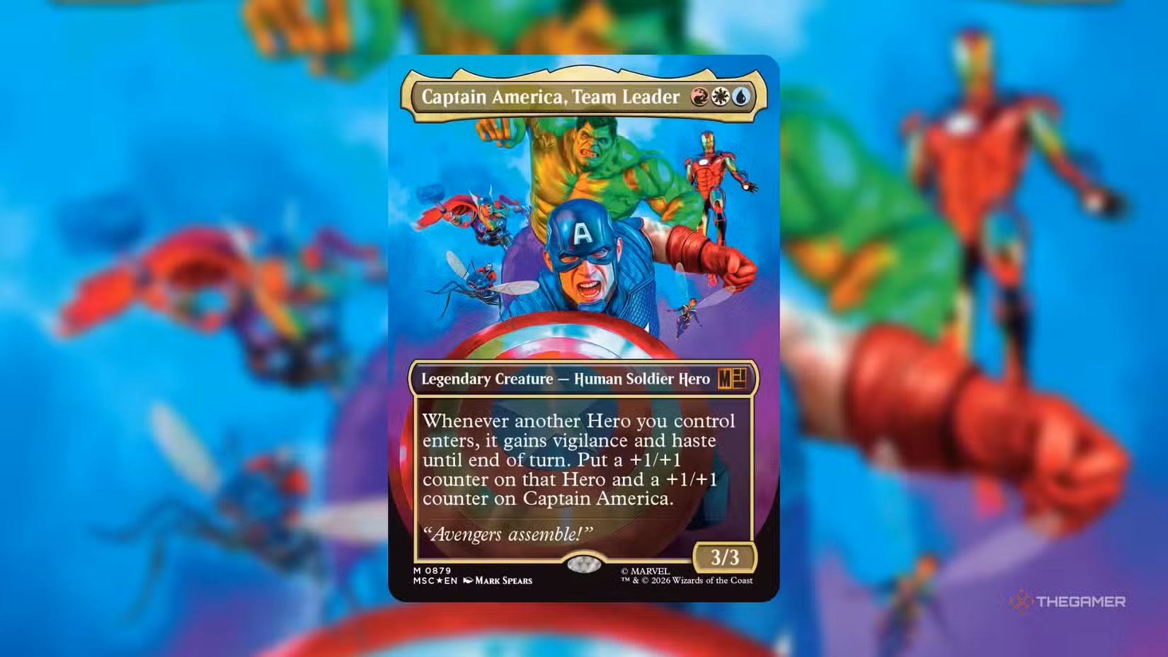 Captain America, Team Leader carta MTG