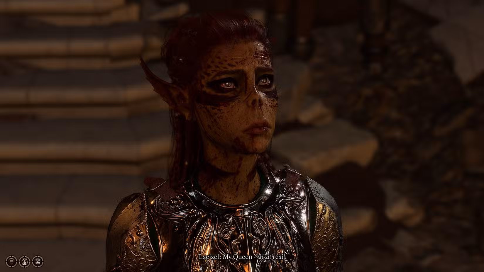Lae'zel affronta Vlaakith in Baldur's Gate 3