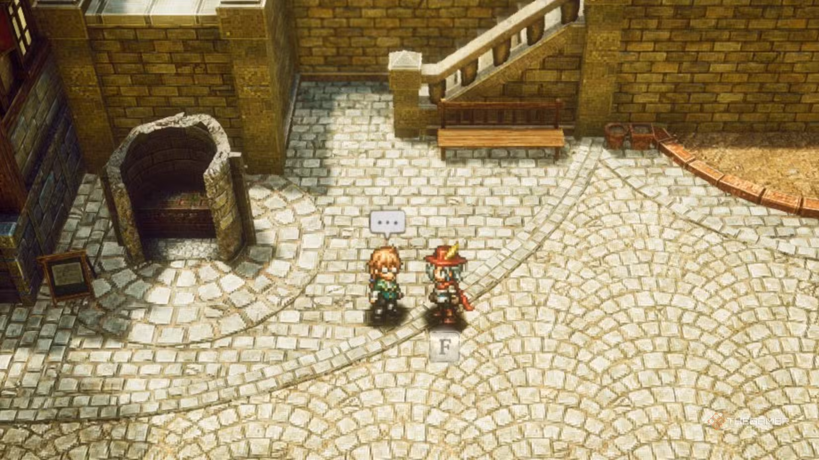 Elliot che conversa con Euygene in The Adventures of Elliot: The Millennium Tales.