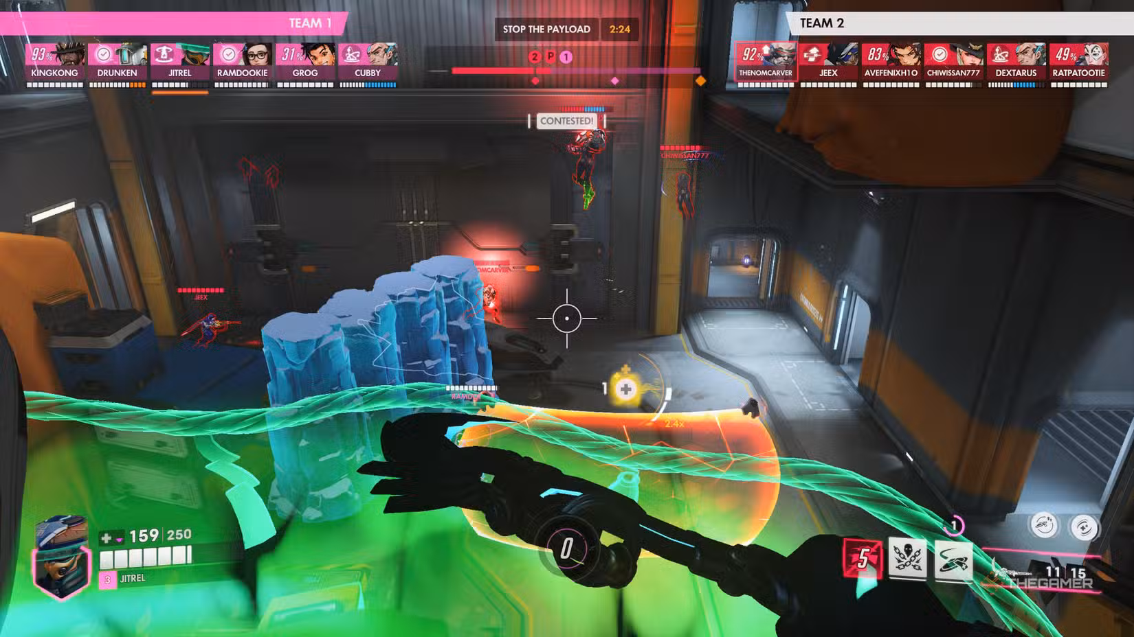 Mizuki in Overwatch con mouse senza accelerazione