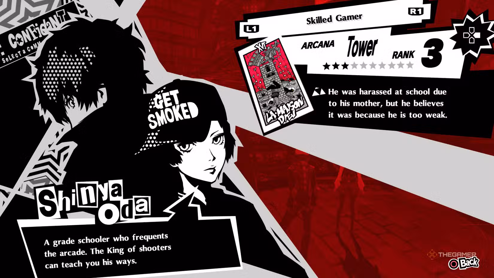 Confidant Shinya Oda in Persona 5 Royal