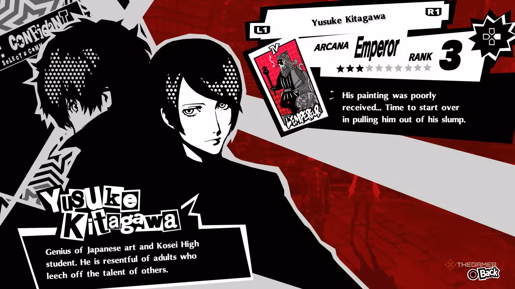 Confidant Yusuke Kitagawa in Persona 5 Royal