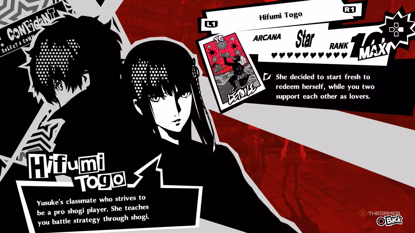 Confidant Hifumi Togo in Persona 5 Royal