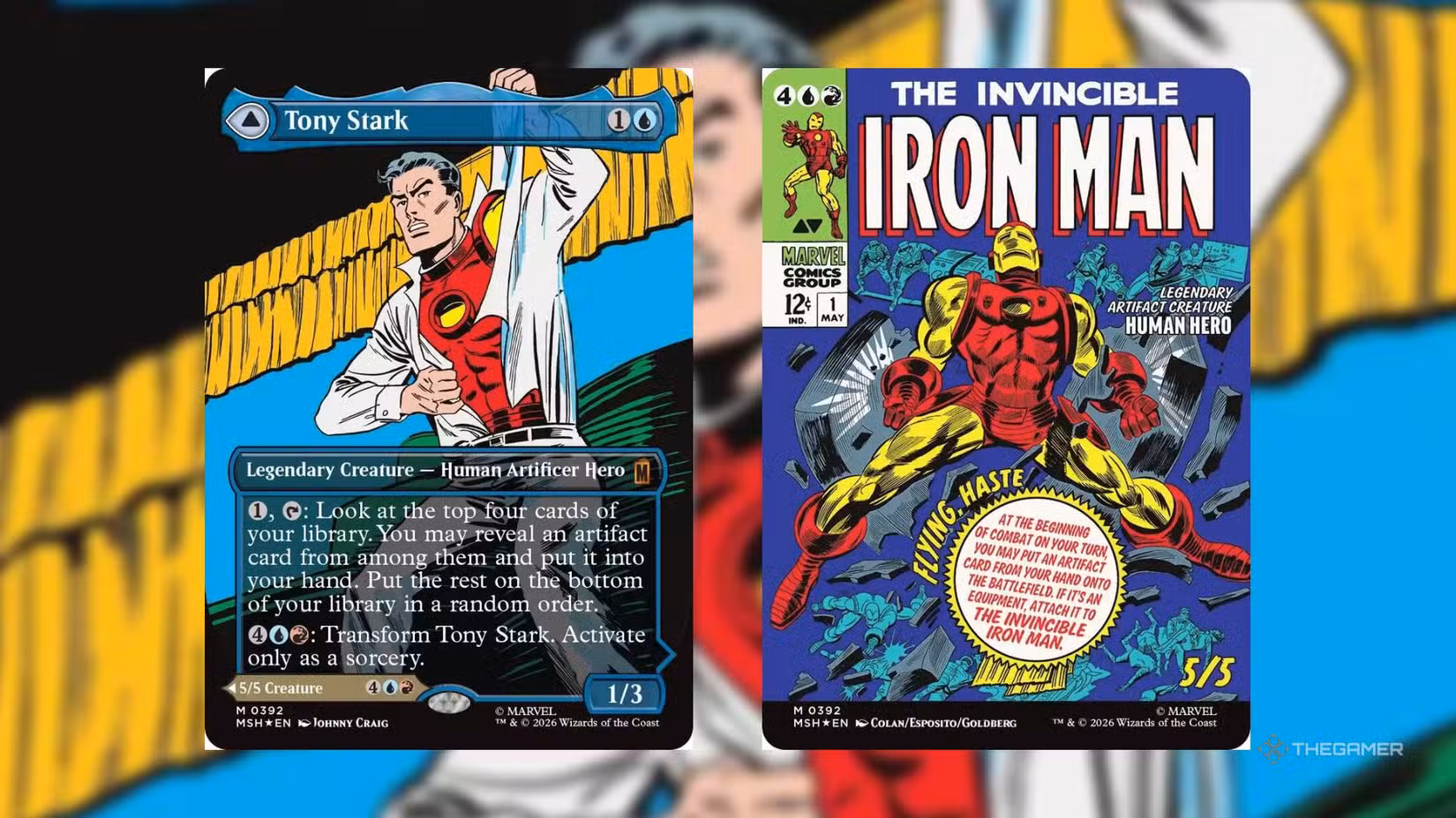 Carta Tony Stark, The Invincible Iron Man di Magic: The Gathering