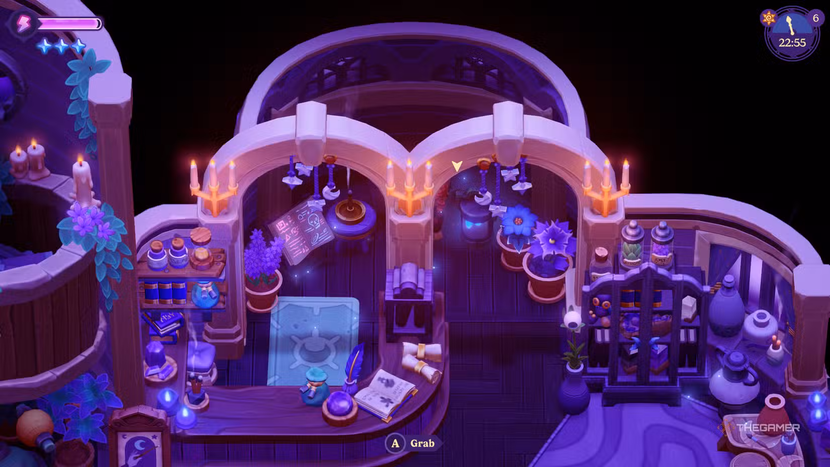 Vampster all’interno del Webb of Wonders a destra sul retro