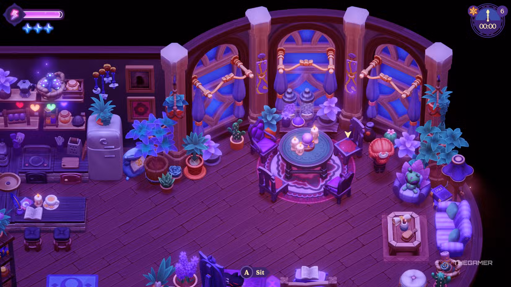 Vampster al piano di sopra a destra del Webb of Wonders