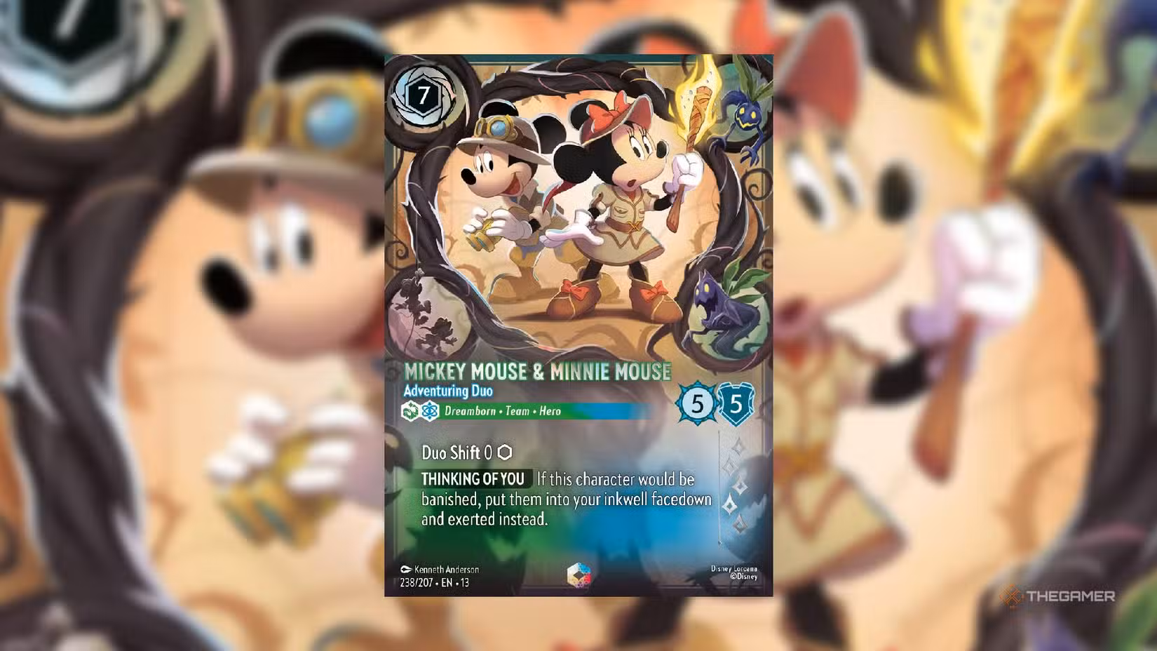 Mickey e Minnie – carta incantata Adventuring Duo