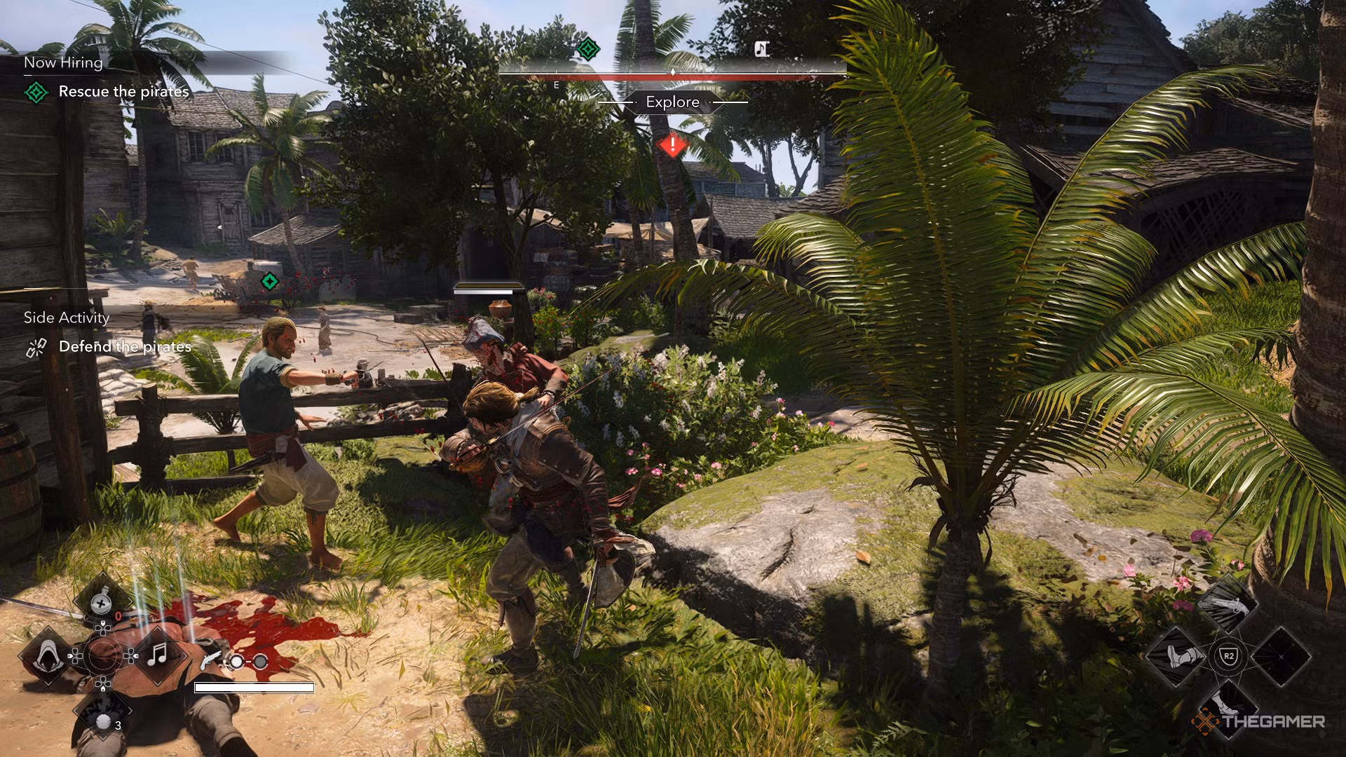 Esempio di combattimento corpo a corpo in Assassin's Creed Black Flag Resynced