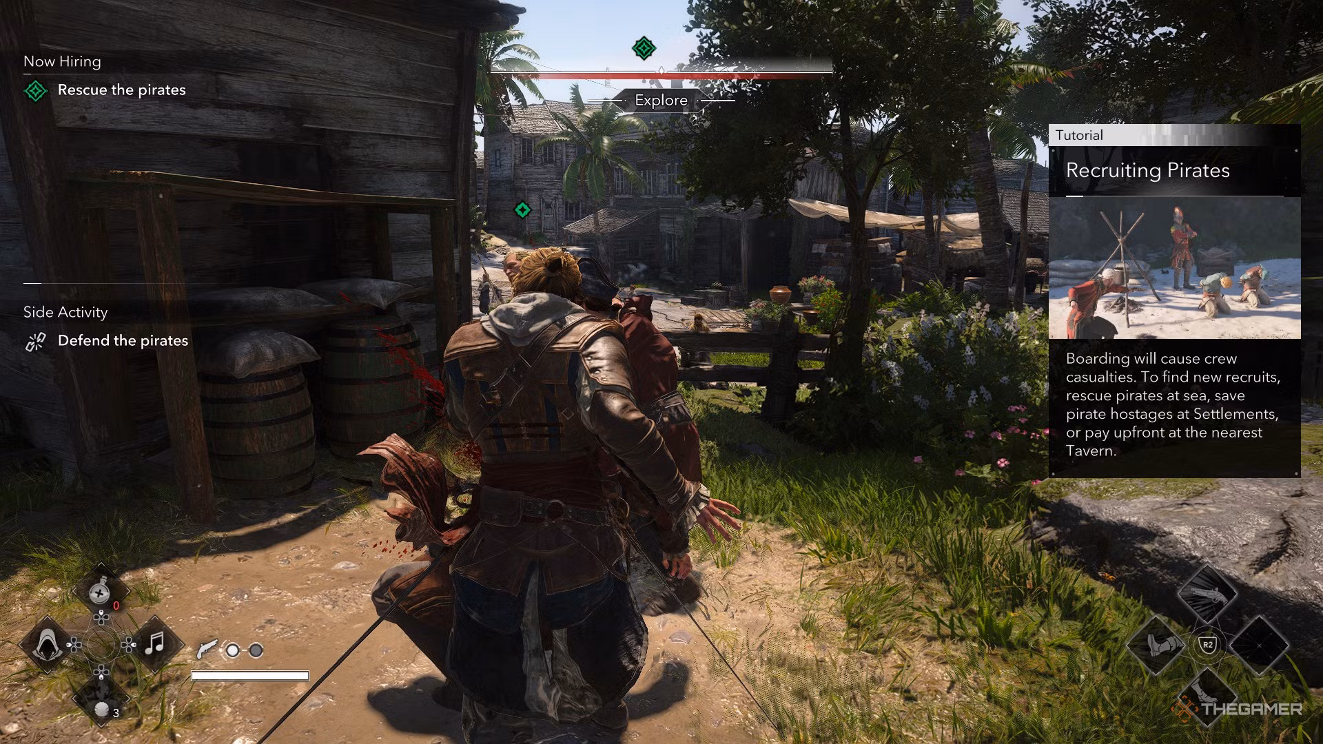 Utilizzo di bomba fumogena e tattiche di parata in Assassin's Creed Black Flag Resynced