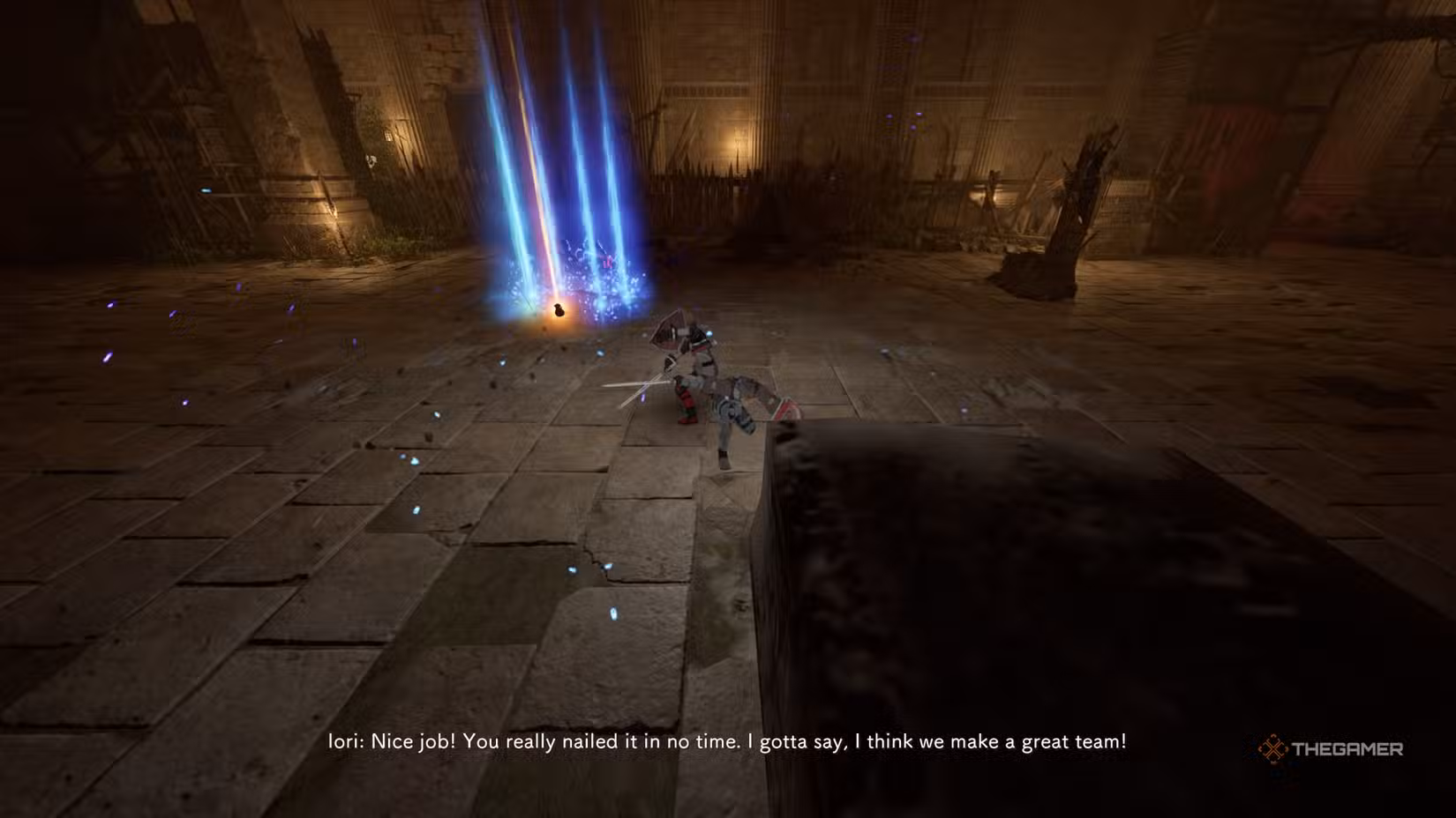 Loot sparso a terra dopo una battaglia in Echoes of Aincrad