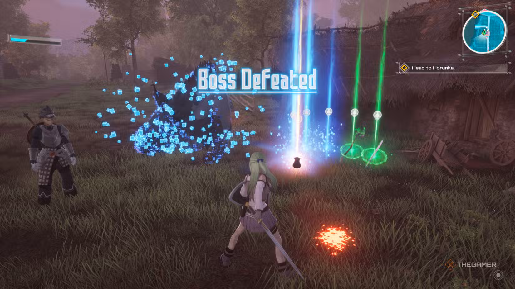 Loot rilasciato da un Ark, includendo armi e materiali