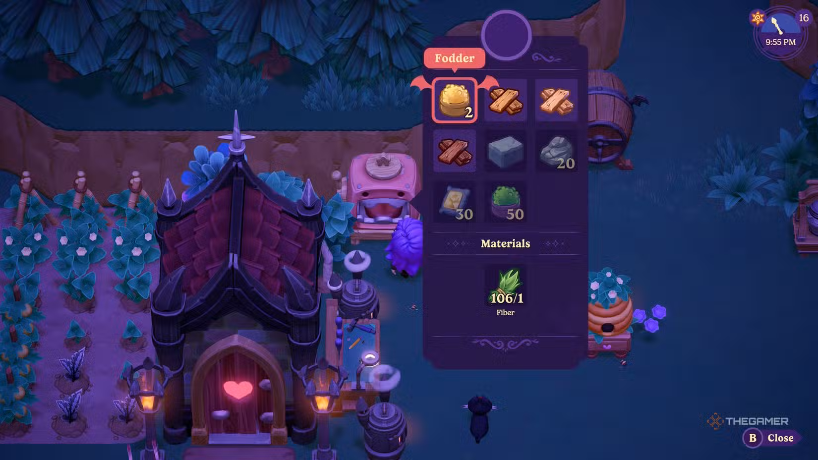 Il Refiner mostra il fodder in Moonlight Peaks