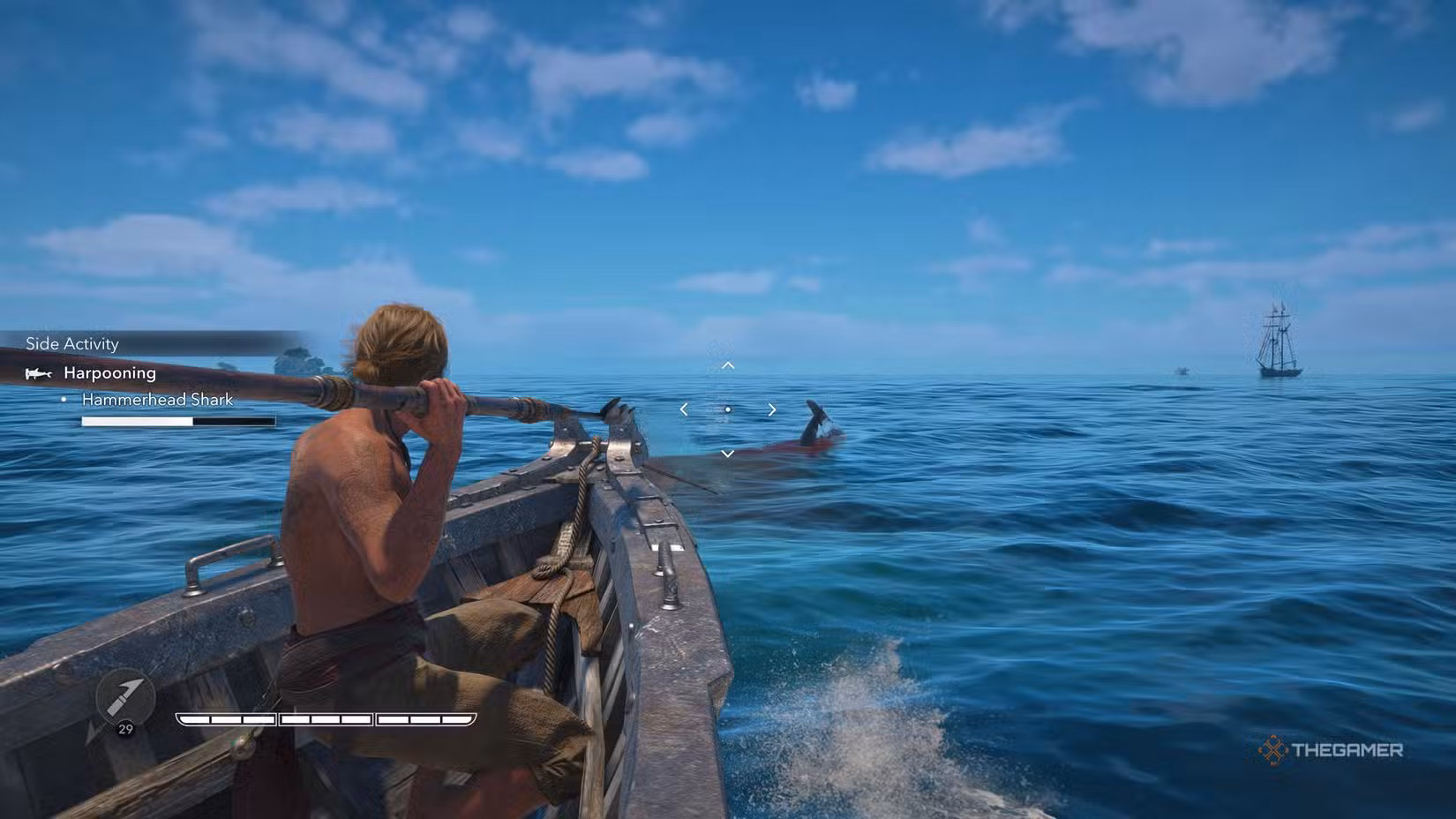 Pesci da caccia con l'arpione in Assassin's Creed: Black Flag Resynced.