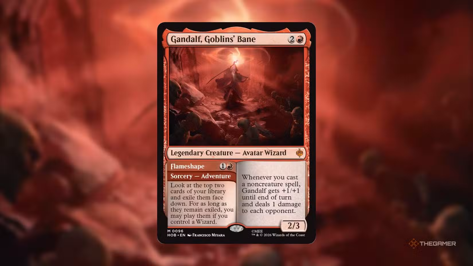 Carta Gandalf, Furia del Goblin con abilità Adventure