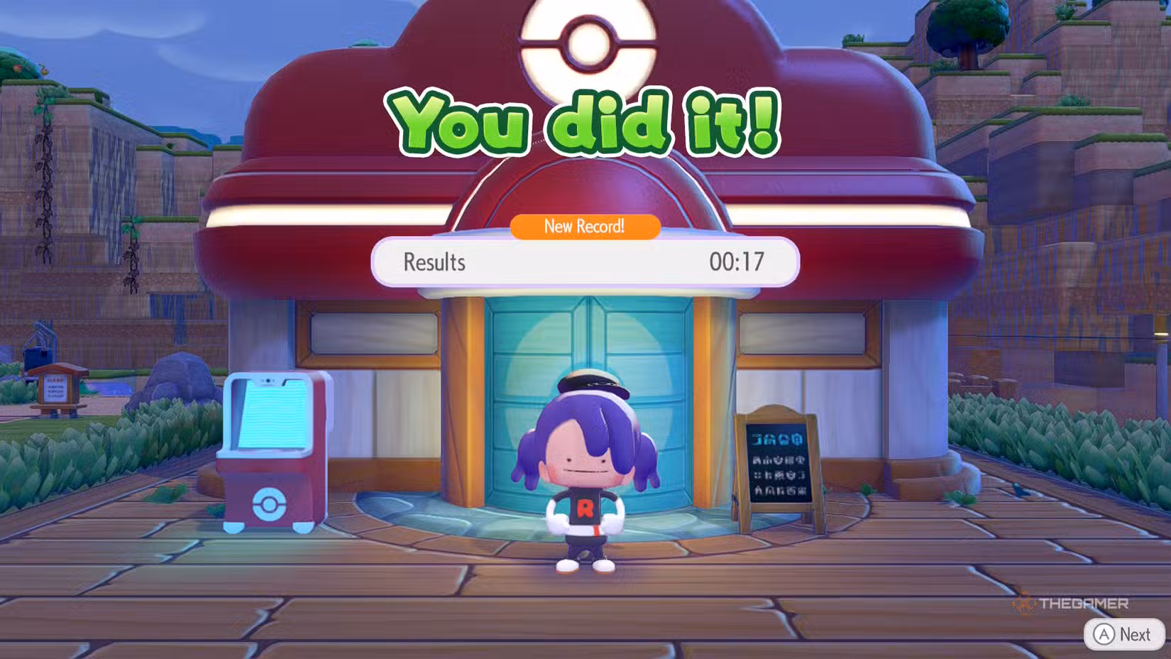 Ditto registra un nuovo record di tempo nell'evento Hide-and-Sneak