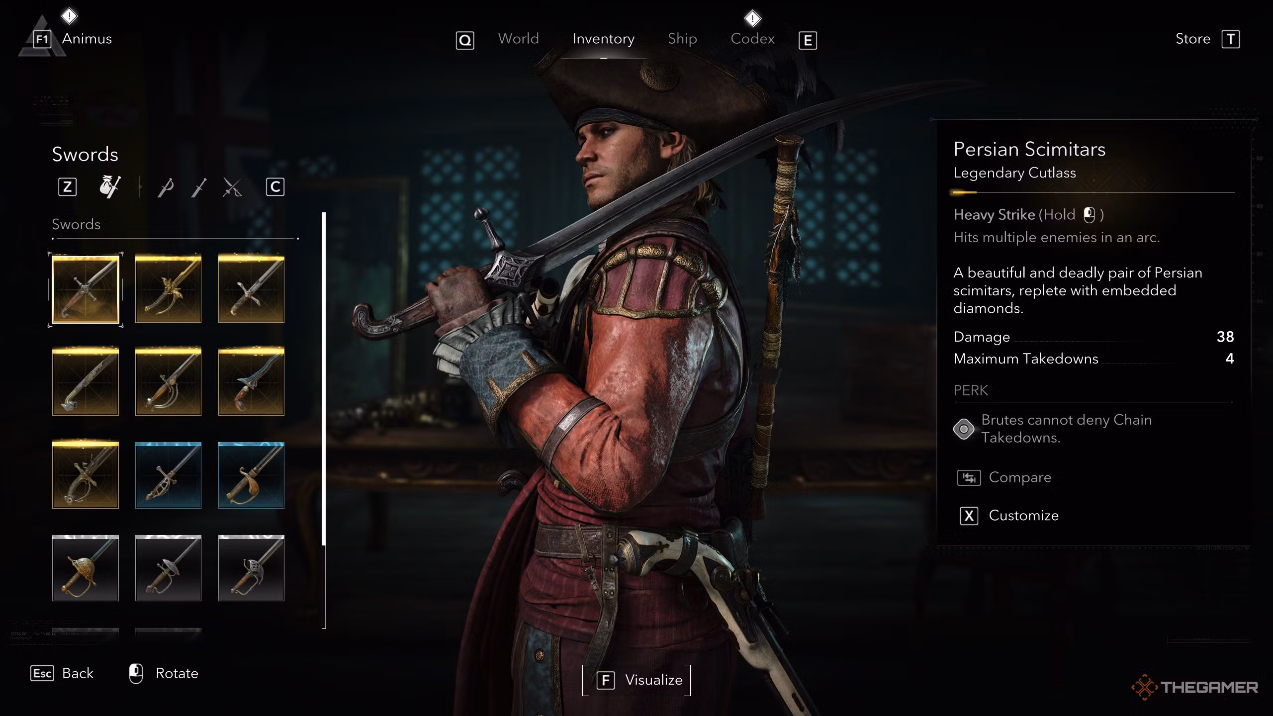 Persian Scimitars, spade ad alta potenza in Assassin's Creed Black Flag Resynced