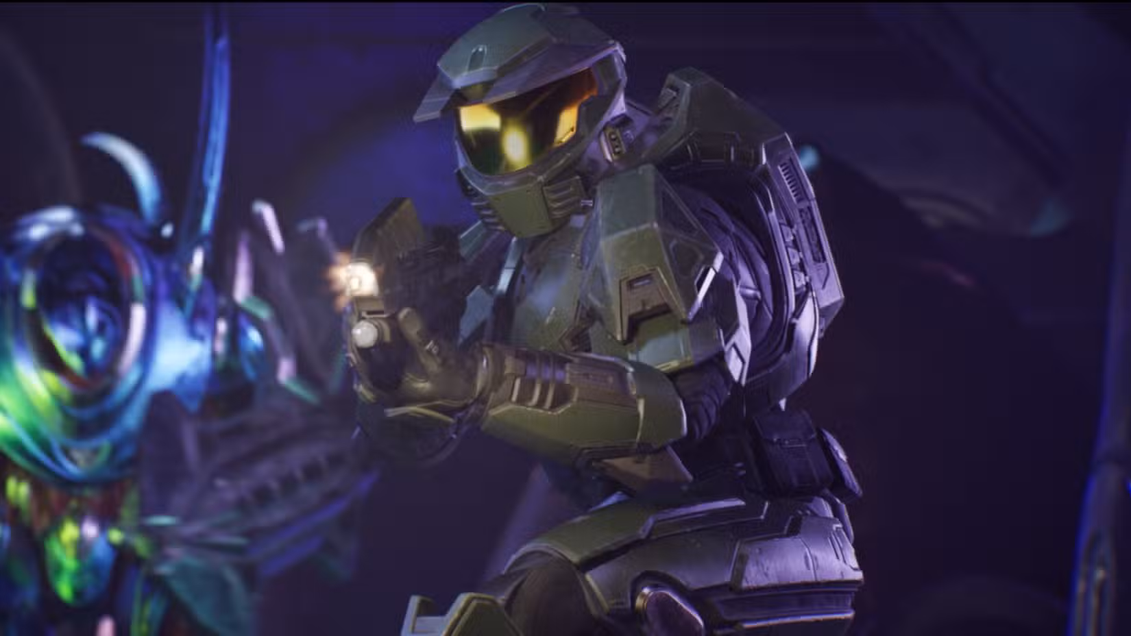 Master Chief con il fucile in Halo Campaign Evolved