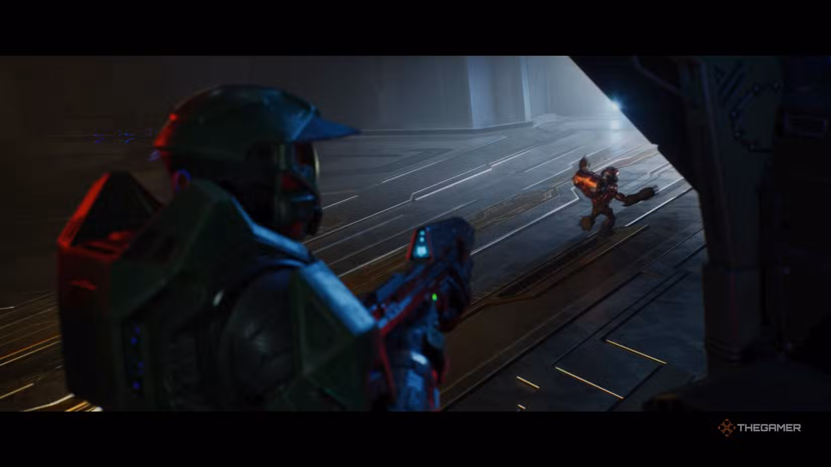 Master Chief in combattimento durante Assault on the Control Room