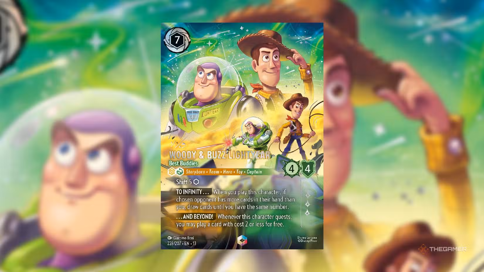 Woody e Buzz Lightyear – carta incantata di Attack of the Vine