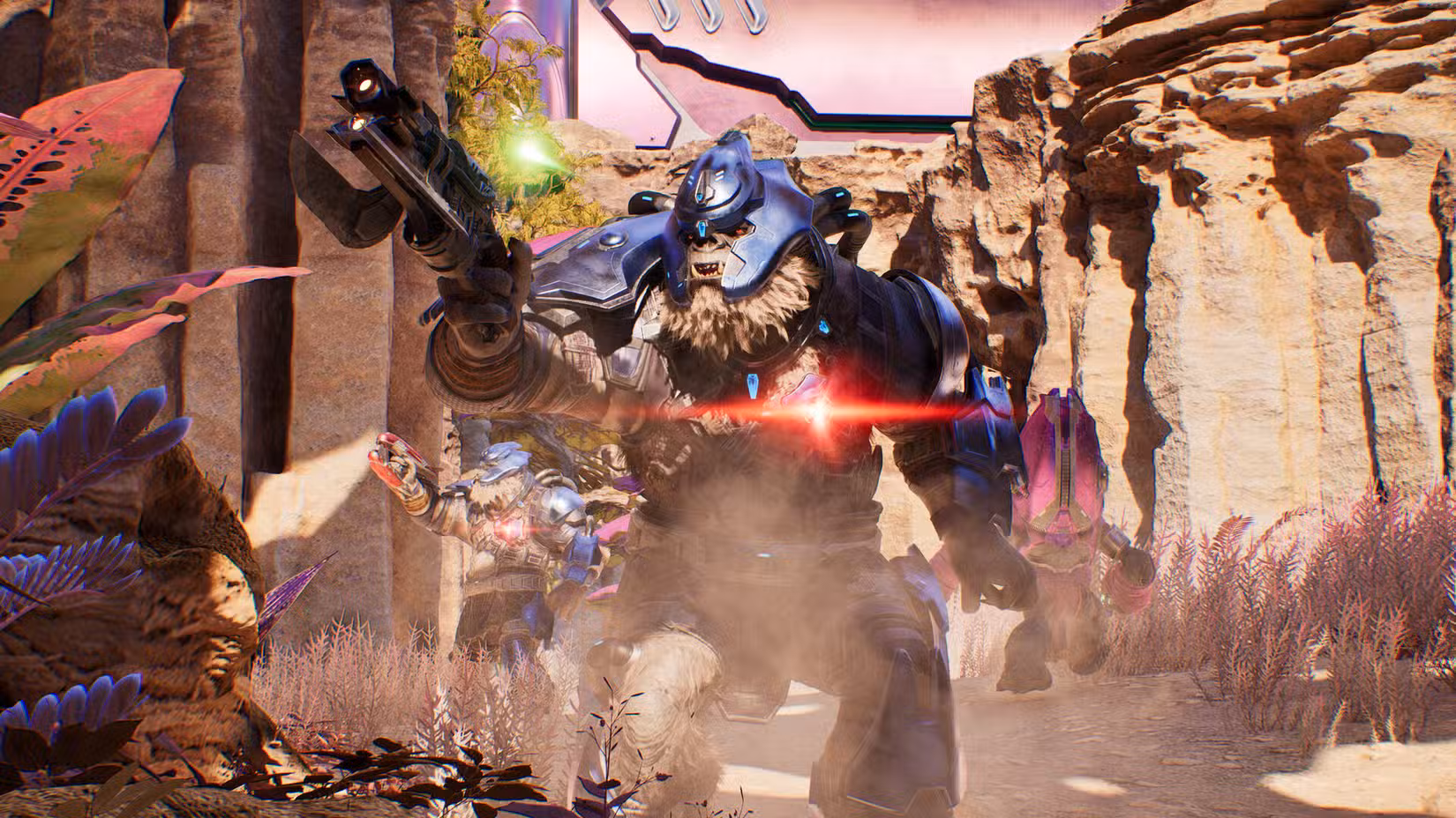 Bruto pronto a sparare contro Master Chief in Halo: Campaign Evolved