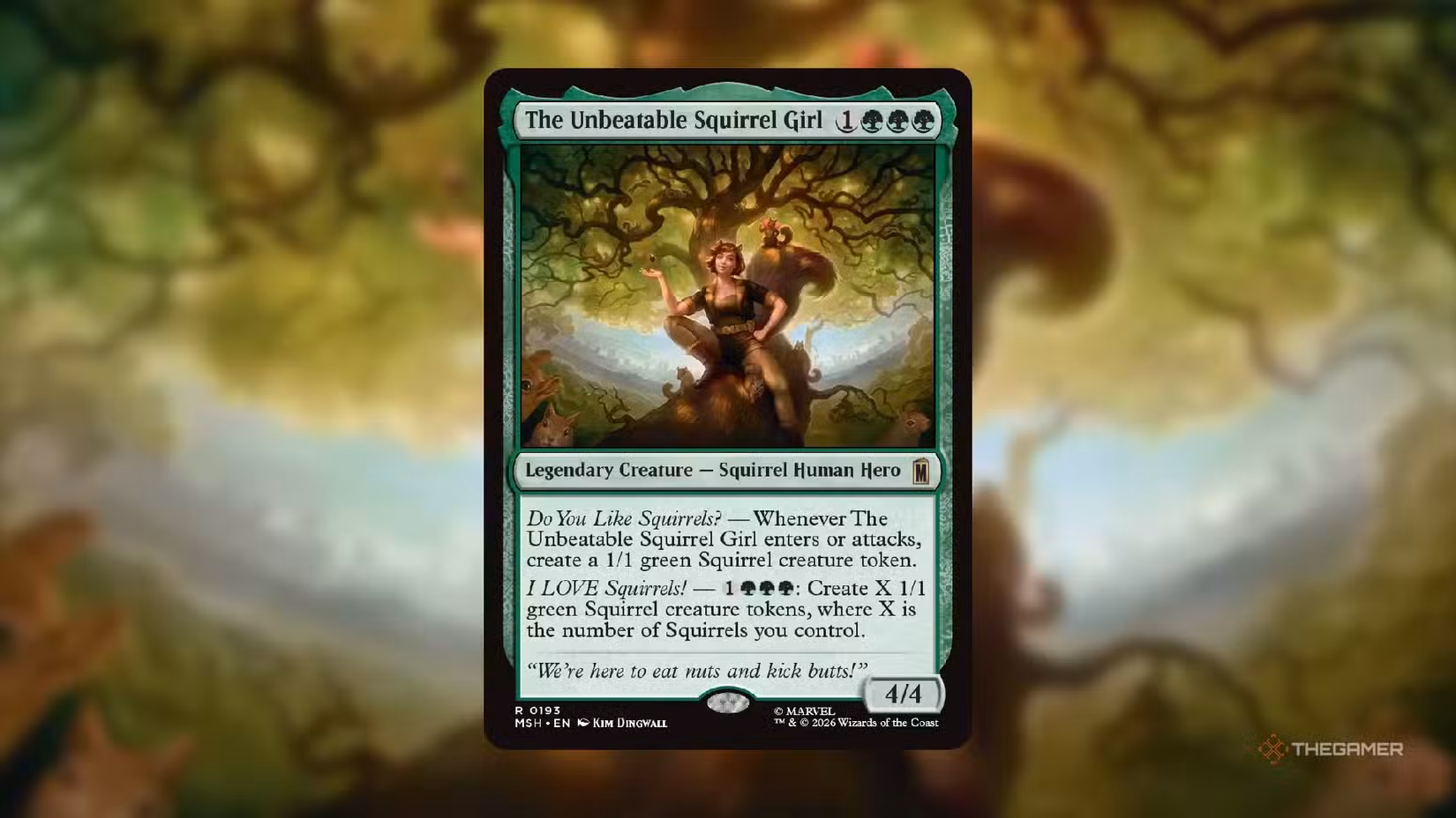 Carta The Unbeatable Squirrel Girl di Magic: The Gathering
